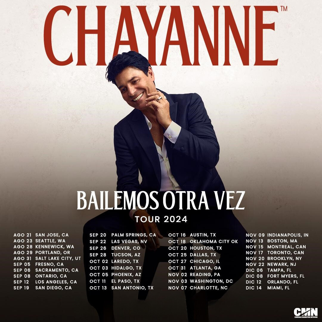 Chayanne Bailemos Otra Vez Tour 2024 – Sacramento CA