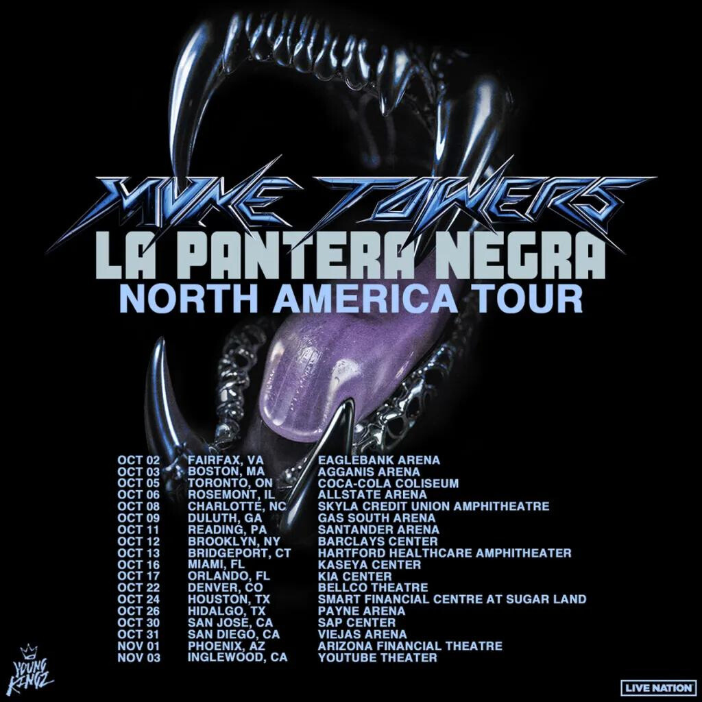 Myke Towers La Pantera Negra Tour 2024 – Denver CO